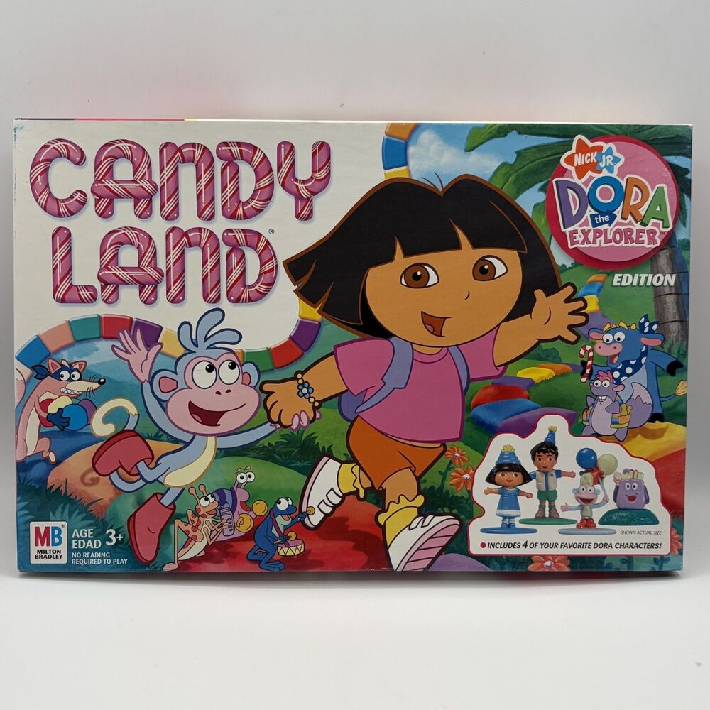 Candy Land Dora the Explorer COMPLETE Milton Bradley 2005 Kids Children's